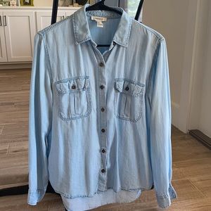 Forever 21 denim-like shirt